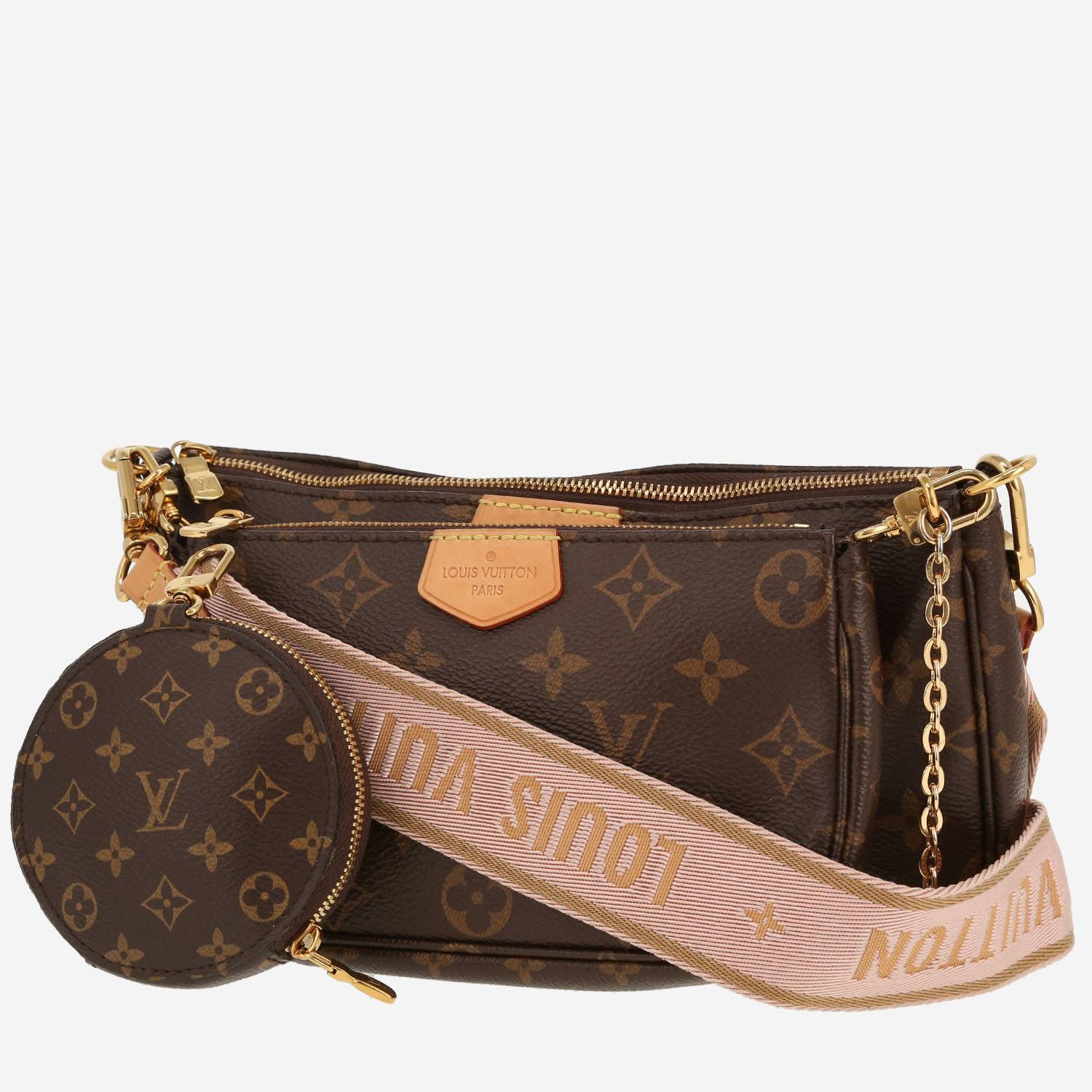 Bolso bandolera Louis Vuitton  Multi-Pochette Accessoires en lona Monogram marrón