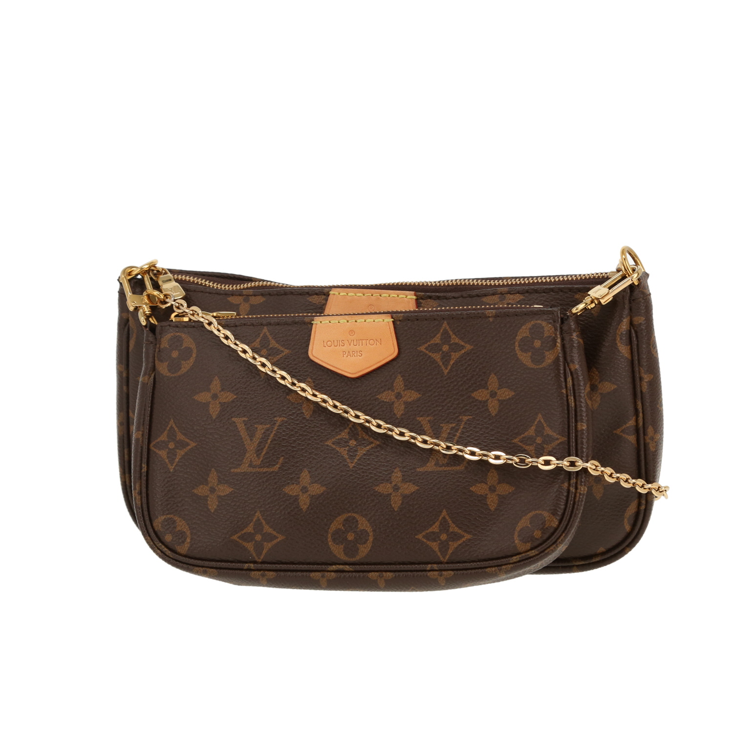 Sac bandoulière Louis Vuitton  Multi-Pochette Accessoires en toile monogram marron - Detail D5