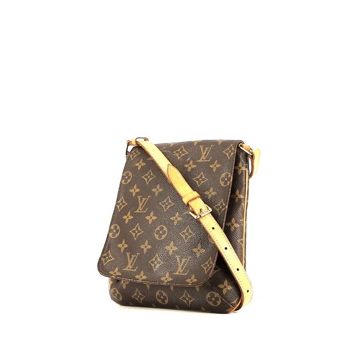Louis Vuitton Salsa handbag in brown monogram canvas and natural