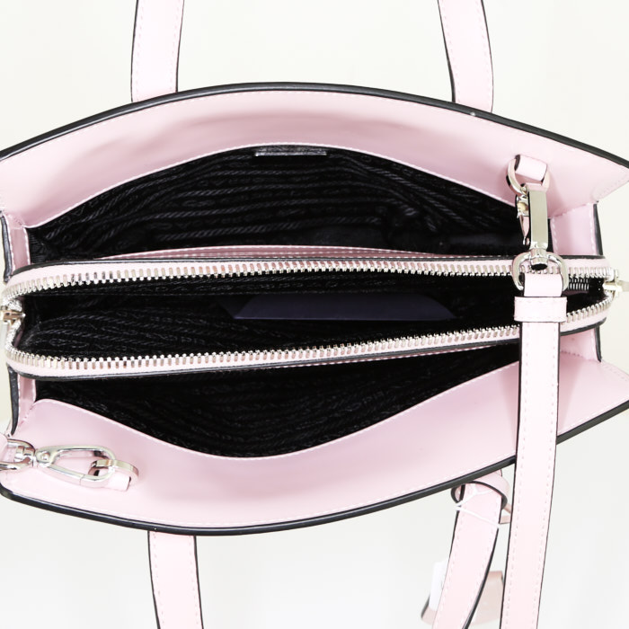 【関税&送料込】Prada Powder Pink Leather Shoulder Bag Prada Mini Padded Leather Shoulder Bag | Pink | FARFETCH