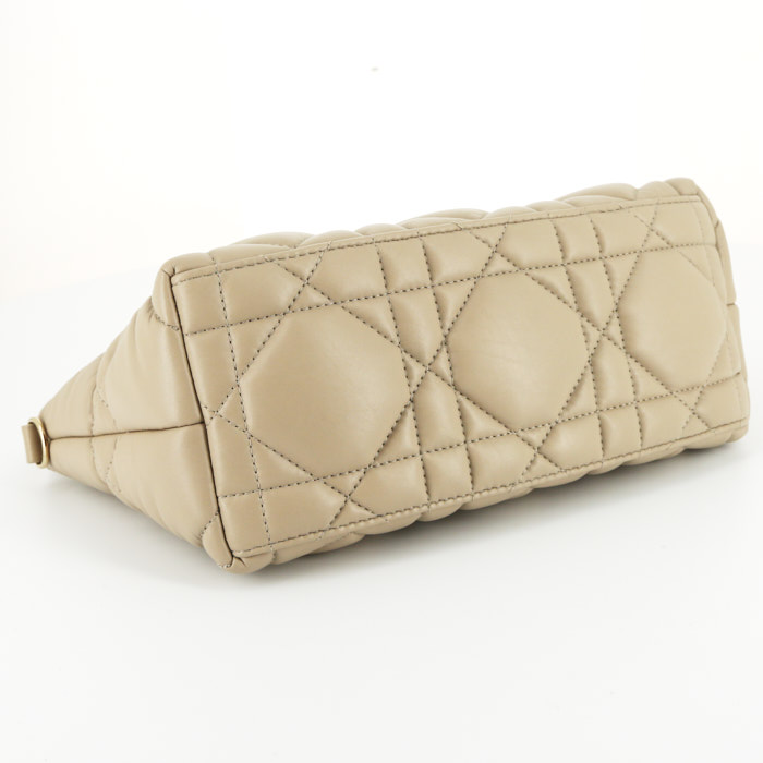 Borsa/pochette Dior  Nomad in pelle cannage beige - Detail D4