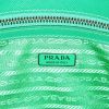 Prada Galleria handbag in green leather saffiano - Detail D4 thumbnail