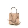 Prada Panier shoulder bag  in powder pink leather saffiano - 00pp thumbnail