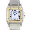 Cartier Santos watch in gold and stainless steel Ref:  2361 Circa  1990 - 00pp thumbnail