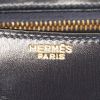 Sac à main Hermes Constance en cuir box bleu-marine - Detail D4 thumbnail