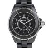Chanel J12 watch in black ceramic Ref:  H0682 Circa  2006 - 00pp thumbnail