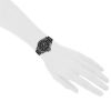 Chanel J12 watch in black ceramic Ref:  H0682 Circa  2006 - Detail D1 thumbnail