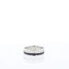 Anello Boucheron Quatre Black Edition modello piccolo in oro bianco,  diamanti e PVD nero - 360 thumbnail