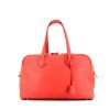 Hermes Victoria handbag in pink togo leather - 360 thumbnail