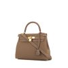 Hermès  Kelly 28 cm handbag  in etoupe togo leather - 00pp thumbnail