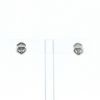 Chopard Happy Diamonds small earrings in white gold and diamonds - 360 thumbnail