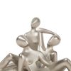 Riccardo Scarpa, a set of three "Women" sculptures", in silvered-bronze, signed, from the 1970's - Detail D1 thumbnail