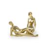 Riccardo Scarpa, a set of two "Women" sculptures", in gilded polished bronze, signed and numbered, from the 1970's - 00pp thumbnail