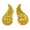 Lalaounis earrings for non pierced ears in yellow gold - 360 thumbnail