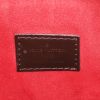 Bolso de mano Louis Vuitton  Trevi en lona a cuadros ébano y cuero marrón - Detail D3 thumbnail