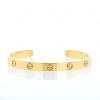 Cartier Love ouvert bracelet in yellow gold - 360 thumbnail