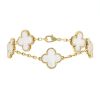 Bracelet Van Cleef & Arpels Alhambra Vintage en or jaune et nacre - 00pp thumbnail