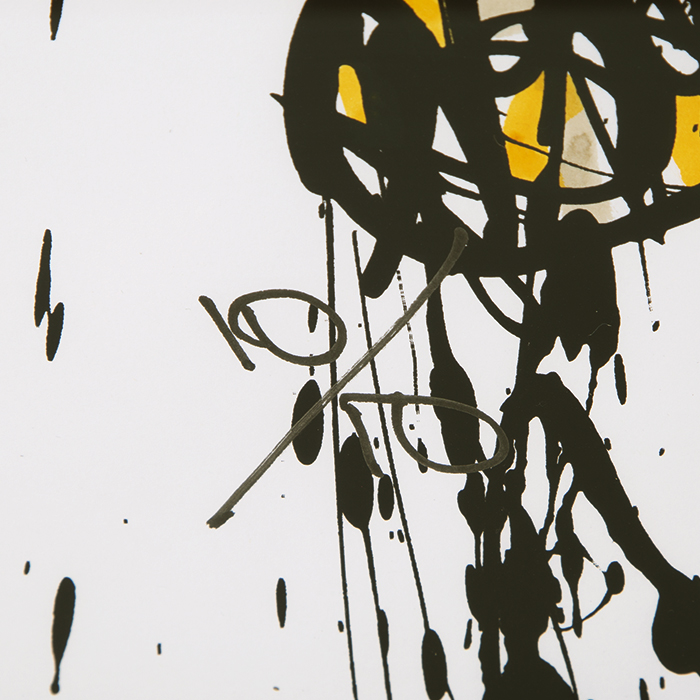 JonOne, "Spider", silkscreen on paper, signed, numbered and framed, of 2021 - Detail D2