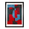 Serge Poliakoff, "Composition rouge, verte et bleue", lithographie en couleurs sur papier, signée, numérotée et encadrée, de 1969 - 00pp thumbnail
