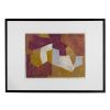 Serge Poliakoff, "Composition carmin, brune, jaune et grise", lithograph in colors on paper, signed, annotated and framed, of 1956 - 00pp thumbnail