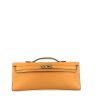 Hermès  Kelly Cut pouch  in Biscuit Swift leather - 360 thumbnail