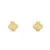 Orecchini Van Cleef & Arpels Alhambra Vintage in oro giallo - 360 thumbnail