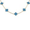 Van Cleef & Arpels Alhambra Vintage necklace in yellow gold and agate - 00pp thumbnail