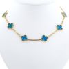 Van Cleef & Arpels Alhambra Vintage necklace in yellow gold and agate - 360 thumbnail