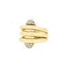 Articulated Bulgari triple ring in yellow gold and diamonds - 00pp thumbnail