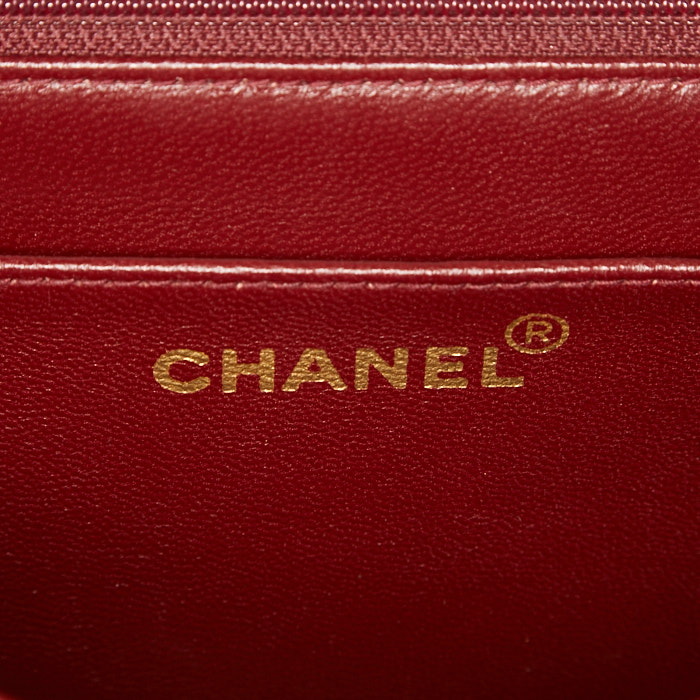 Borsa Chanel  Vintage Diana in pelle trapuntata nera - Detail D3