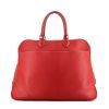 Bolsa de viaje Hermès en cuero taurillon clémence rojo - 360 thumbnail
