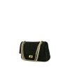 Chanel 2.55 shoulder bag in black canvas - 00pp thumbnail