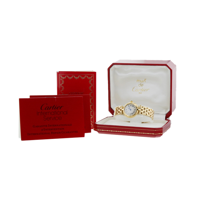 Orologio Cartier Panthère Vendôme in oro giallo Ref :  6692 Circa  1985 - Detail D2