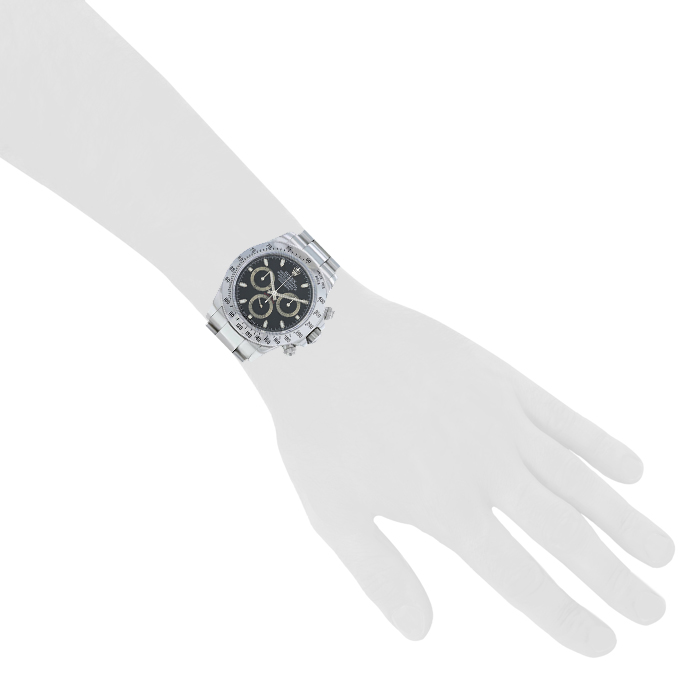 Rolex Daytona Automatique  in stainless steel Ref: Rolex - 116520  Circa 2002 - Detail D1