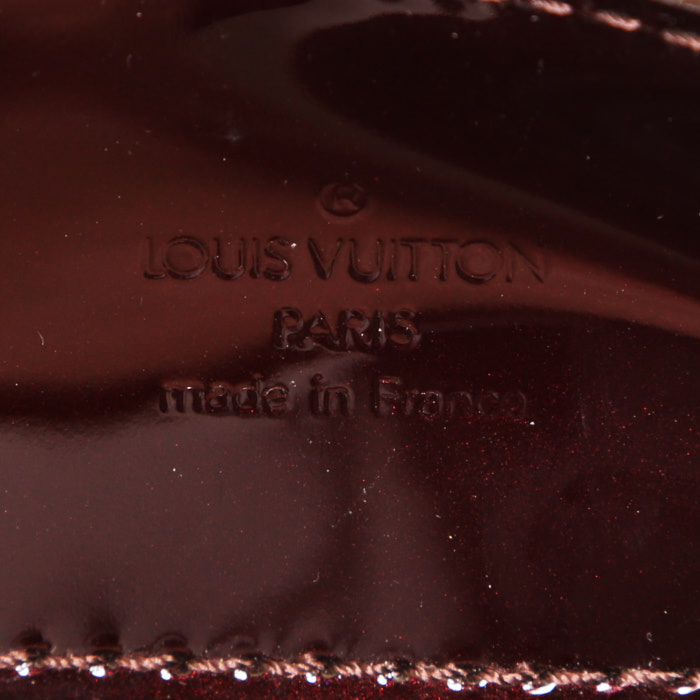 Bolso de mano Louis Vuitton Melrose Avenue en charol morado - Detail D3