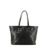 Chanel   shopping bag  in black quilted leather - 360 thumbnail