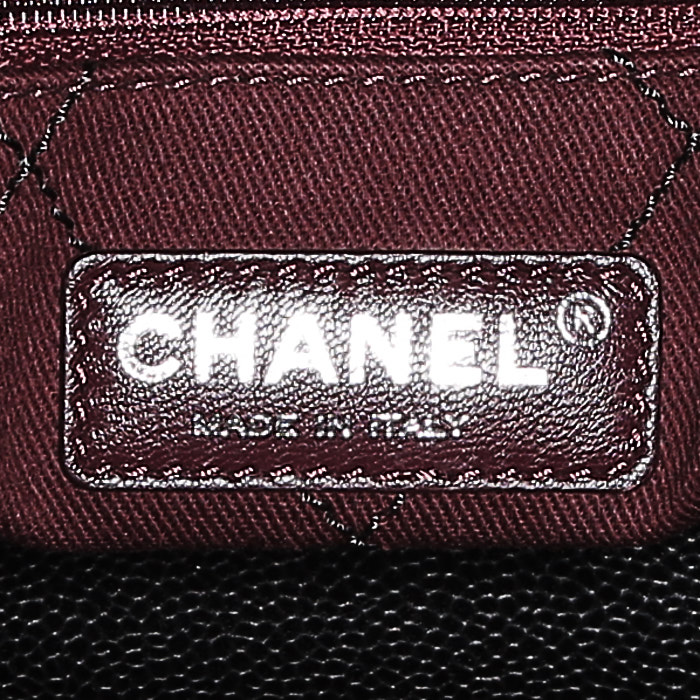 Bolso Cabás Chanel   en cuero acolchado negro - Detail D3