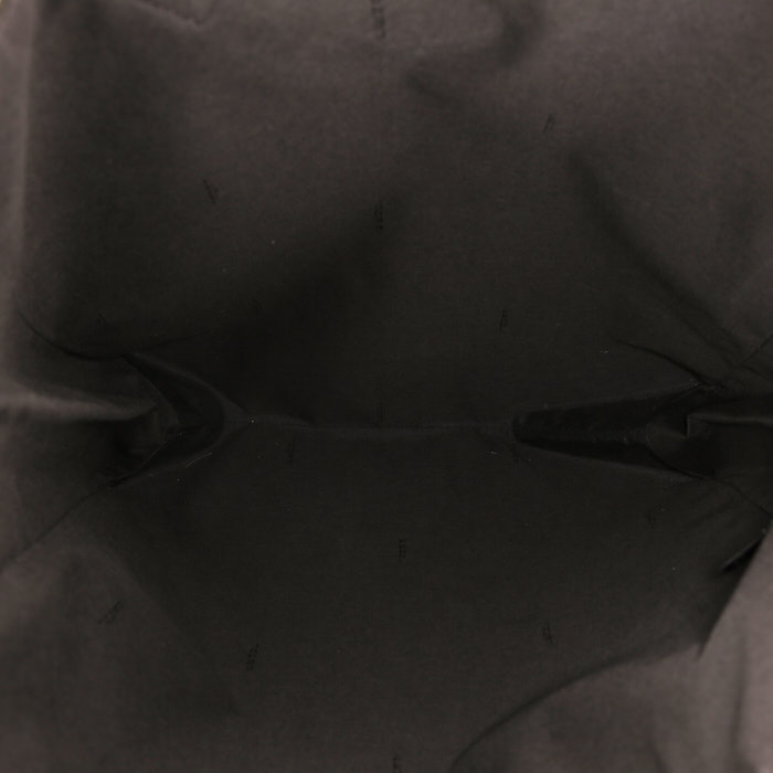 Fendi Zucca shopping bag  in brown and black bicolor  monogram canvas - Detail D2