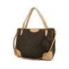 Shopping bag Louis Vuitton Estrela in tela monogram marrone e pelle naturale - 00pp thumbnail