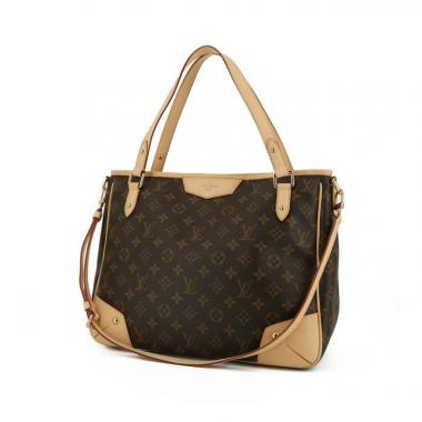 Bolso Cabás Louis Vuitton Estrela en lona Monogram marrón y cuero natural