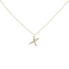 Tiffany & Co Paloma Picasso X Paloma's Graffiti necklace in pink gold and diamonds - 00pp thumbnail