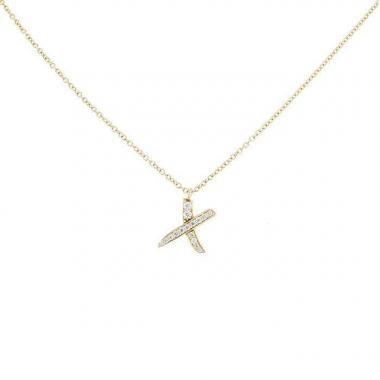 Collier Tiffany 
Co Paloma Picasso X Paloma's Graffiti en or rose et diamants