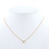 Tiffany & Co Victoria mini necklace in pink gold and diamonds - 360 thumbnail