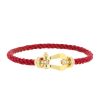 Fred Force 10 large model bracelet in yellow gold and diamonds - 00pp thumbnail