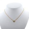 Cartier C de Cartier small model necklace in yellow gold and diamonds - 360 thumbnail