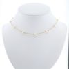 Mikimoto necklace in yellow gold and pearls - 360 thumbnail