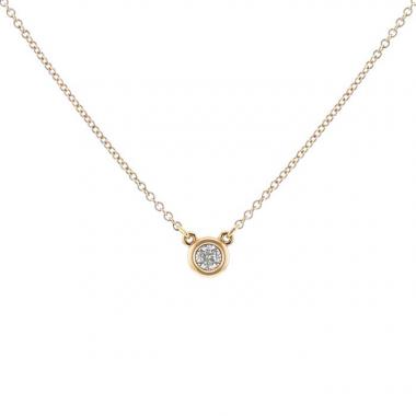 Collana Tiffany 
Co Diamonds By The Yard in oro rosa e diamante Collana Tiffany 
Co Diamonds By The Yard in oro rosa e diamante