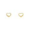 Orecchini a bottone Tiffany & Co Open Heart in oro giallo - 00pp thumbnail