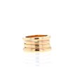 Bulgari B.Zero1 large model ring in pink gold - 360 thumbnail