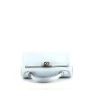 Bolso de mano Hermès  Kelly 25 cm en cuero swift Bleu Brume - 360 Front thumbnail